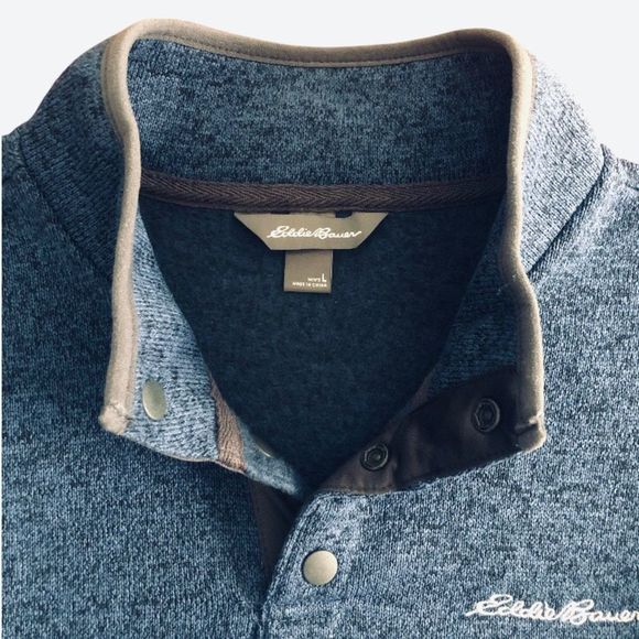 Eddie Bauer Men's/Women's Snap Fleece Pullover🔥 - Picture 9 of 14